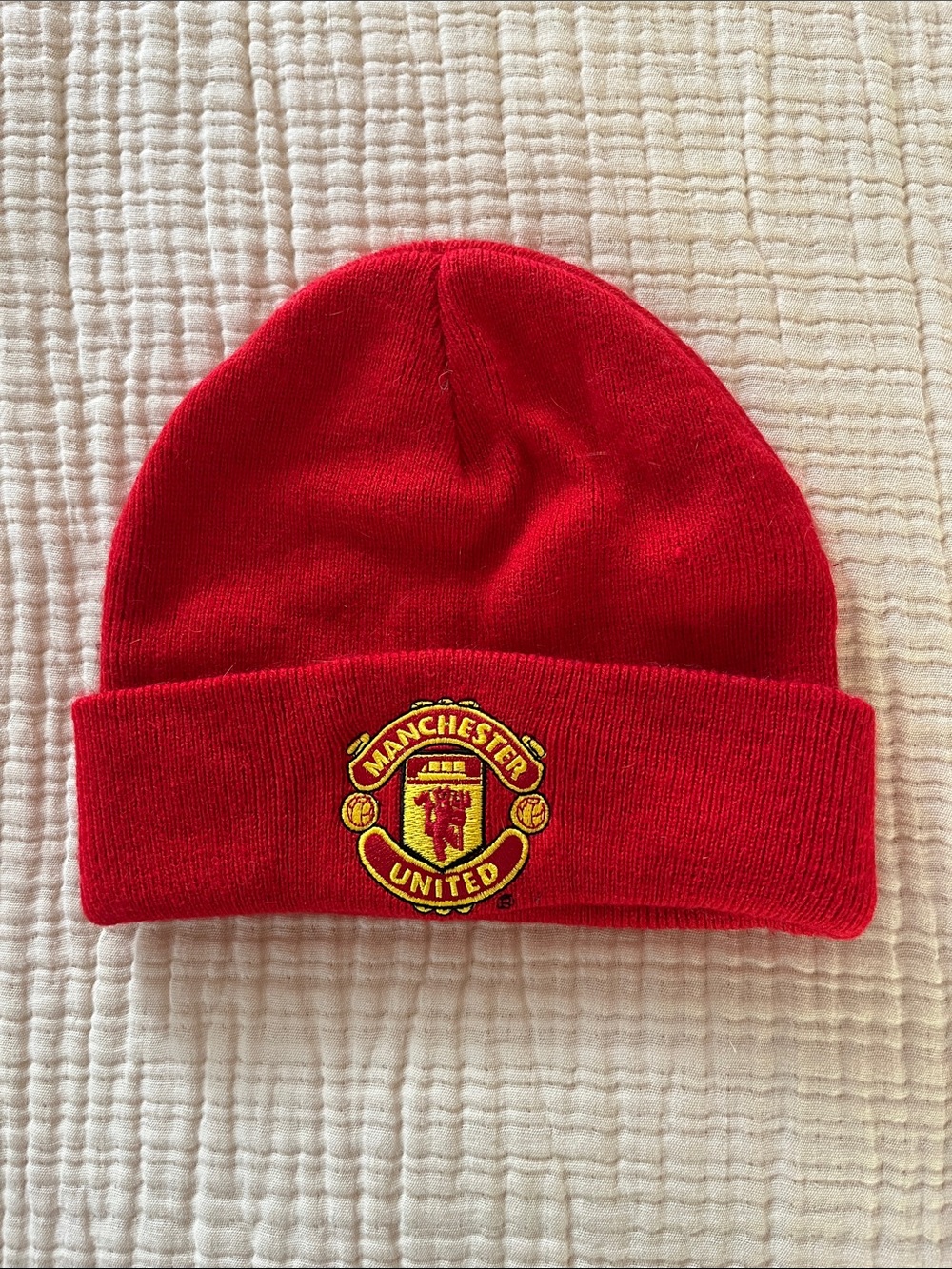 Manchester United Red Cuff Beanie